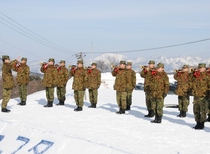 自衛隊ラッパ隊の演奏